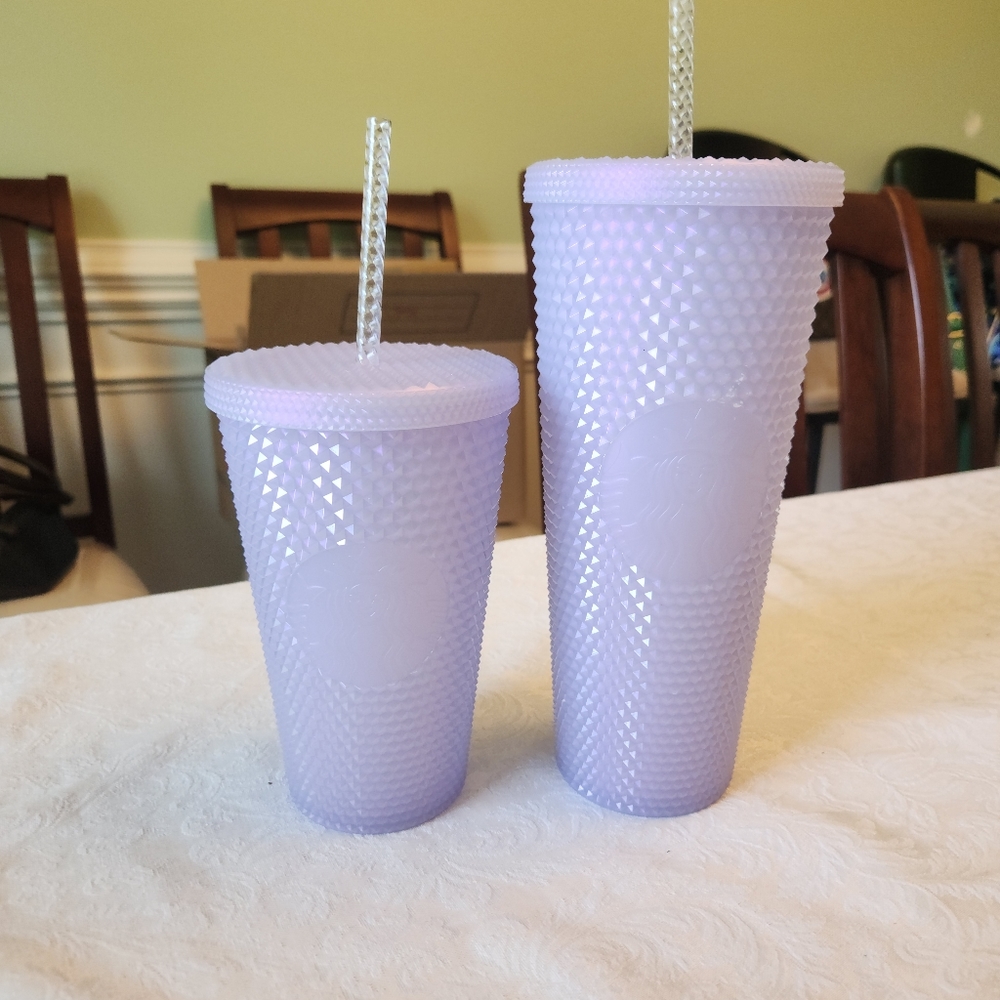 Starbucks Icy White Studded Tumblers Set